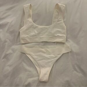 Frankie’s bikini rubber two-piece swimsuit